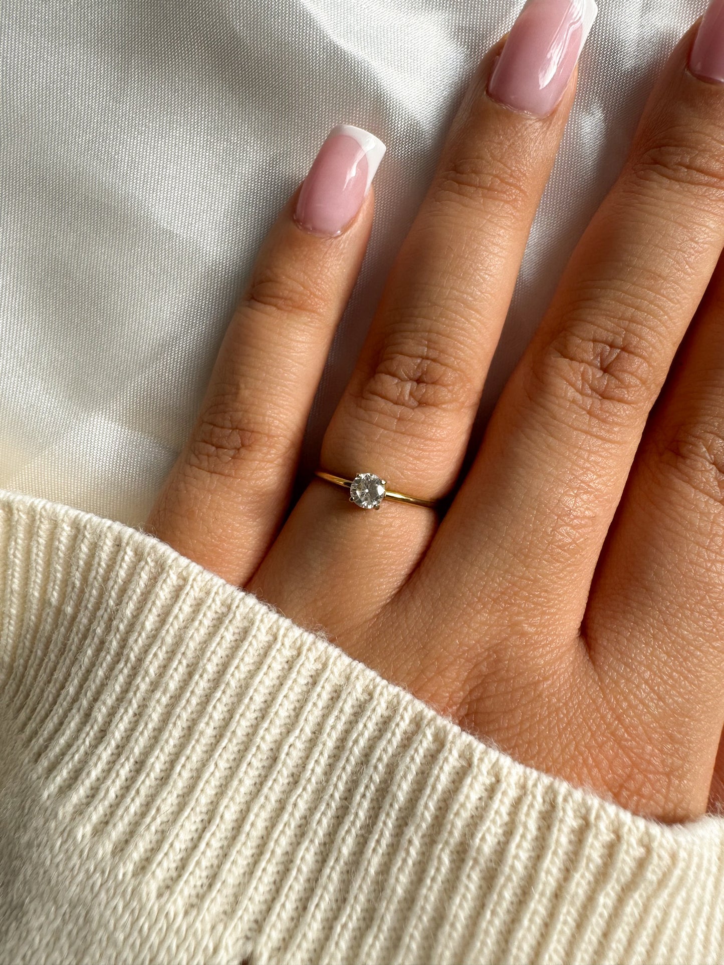 Bague SOLITAIRE OR