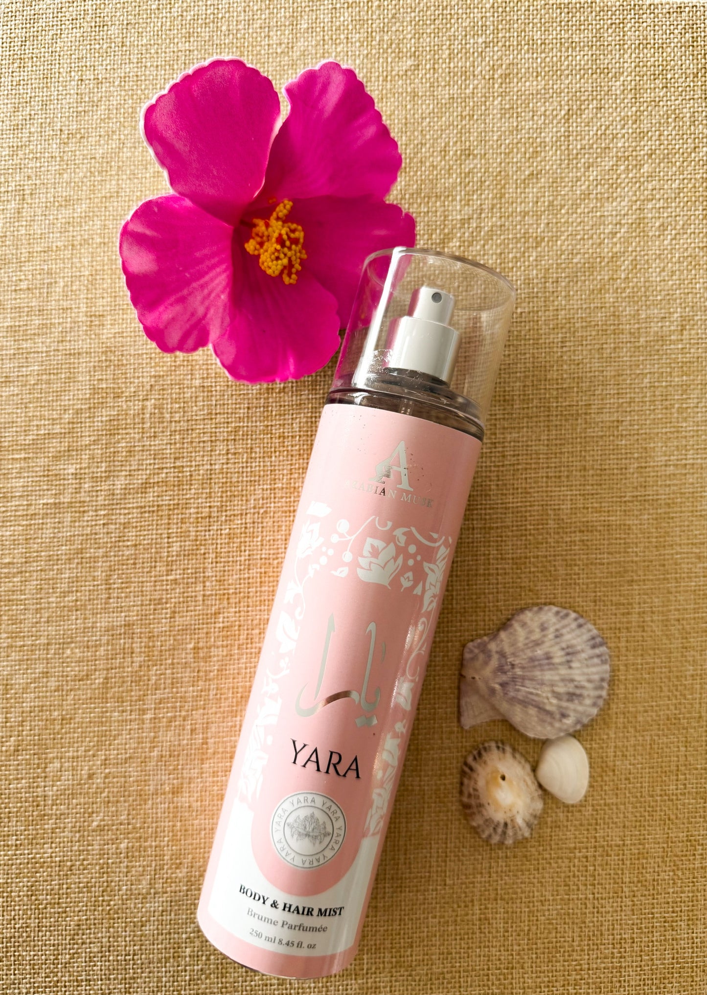 Brume Yara – Brume scintillante corps & cheveux | Hydratante & parfumée