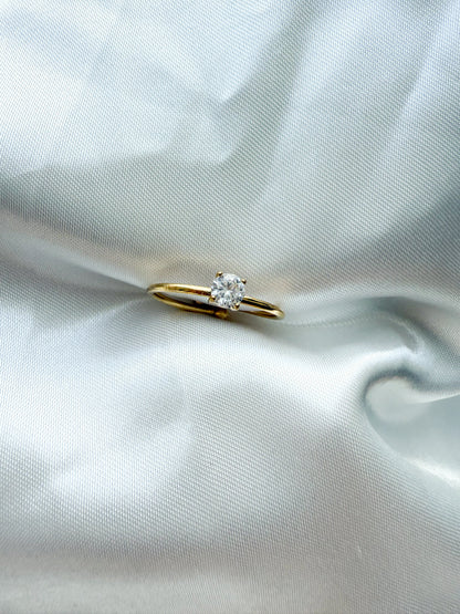 Bague SOLITAIRE OR