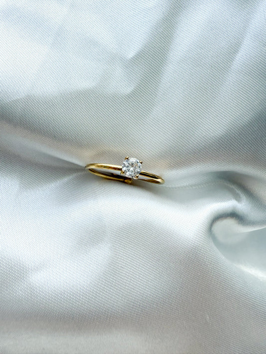 Bague SOLITAIRE OR